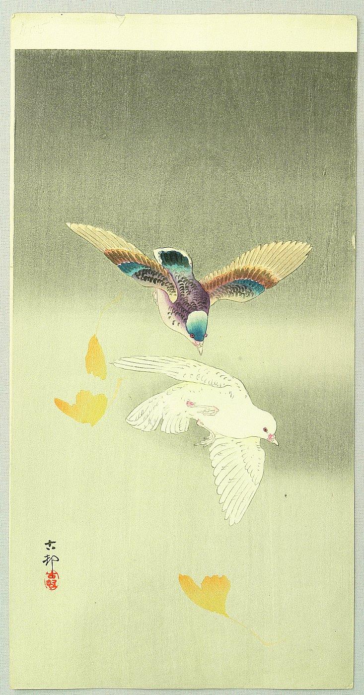 Ohara Koson - Two Pigeons