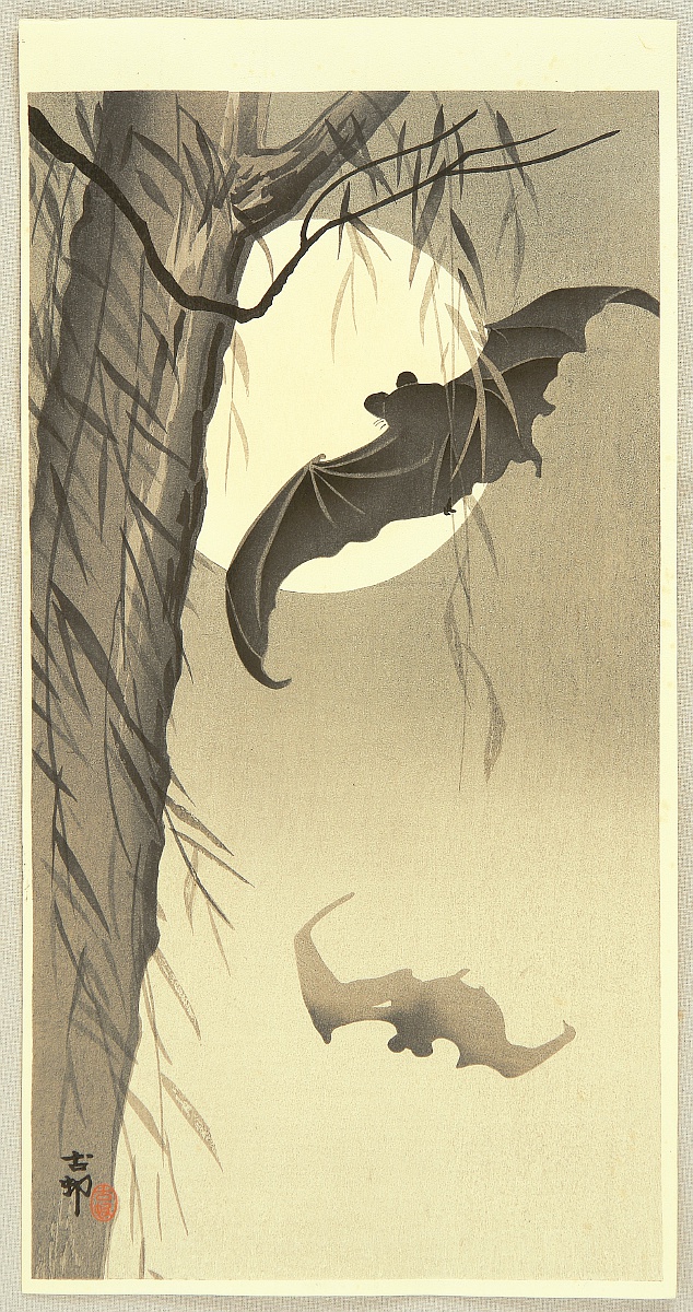 Ohara Koson - Flying Bats