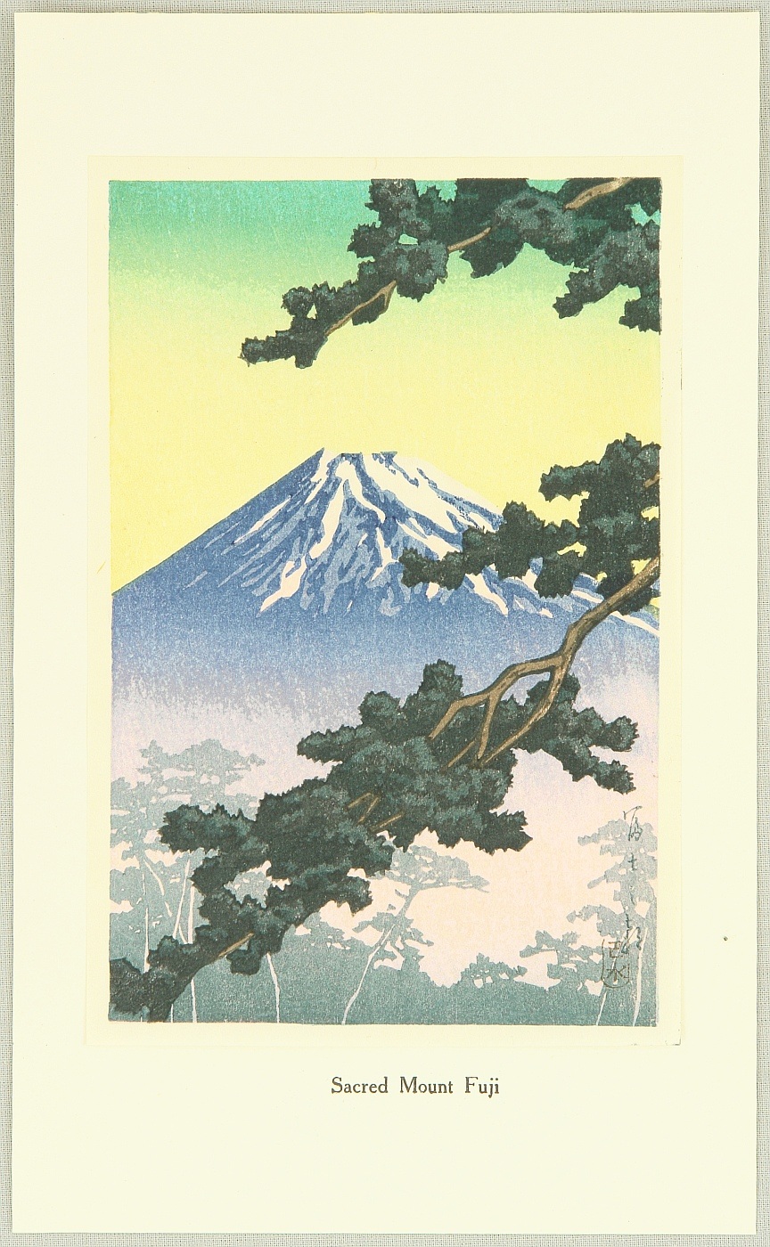 Hasui Kawase - Sacred Mount Fuji